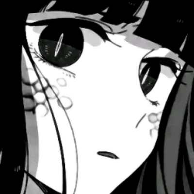 12张高清黑白丧系女生动漫头像 自带伤感氛围感