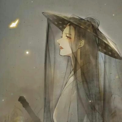 17张高清好看的女生古风动漫手绘头像