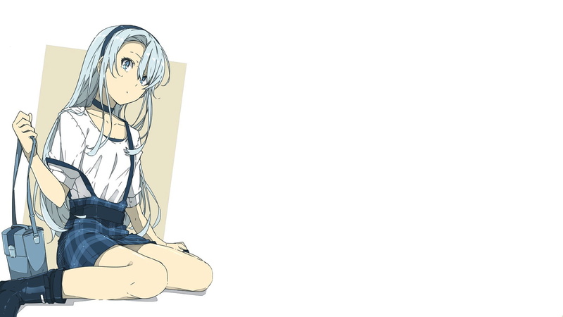 二次元少女壁纸合集 清新简约画风高清图