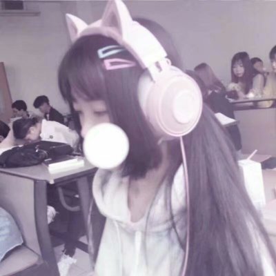 9张高清可爱双马尾女生QQ头像合集