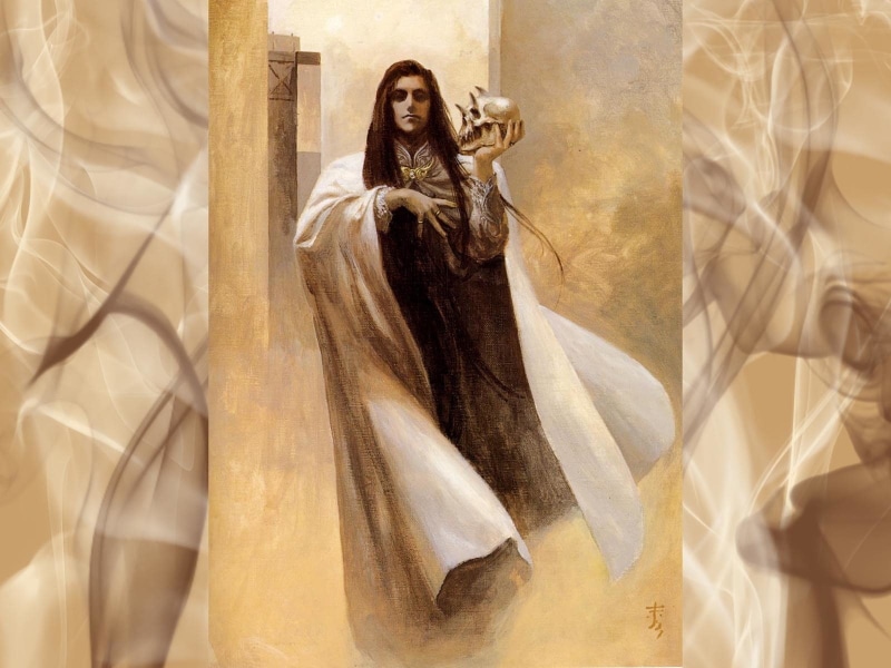 动漫 骷髅 巫师 神秘学  Guin Saga 720P 暗黑高清壁纸