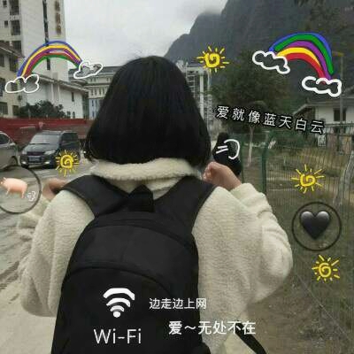 抖音热门闺蜜头像合集 氛围感拉满的蓝天白云款