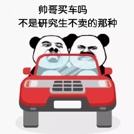 聊天斗图新宠：「买车吗」表情包合集