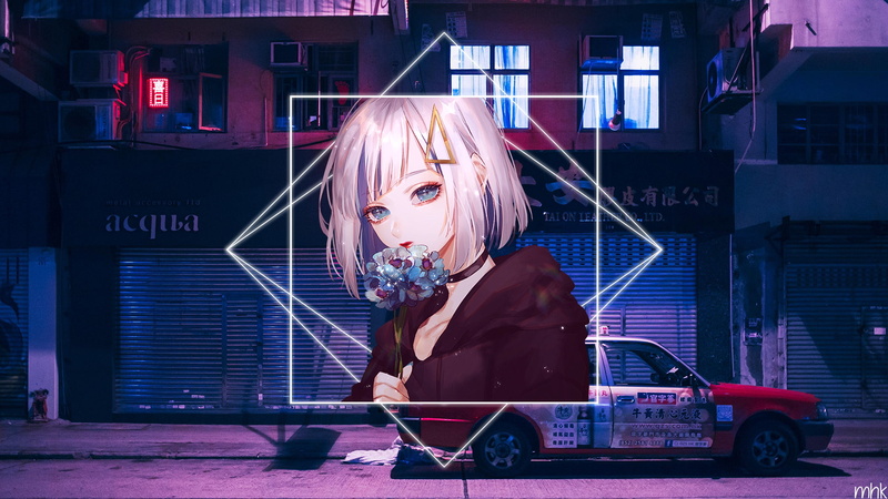 这款画中画动漫壁纸太绝了！少女高清1080P壁纸