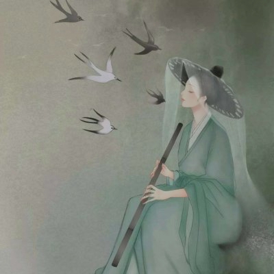 26张清透雅致的古风动漫女生头像合集