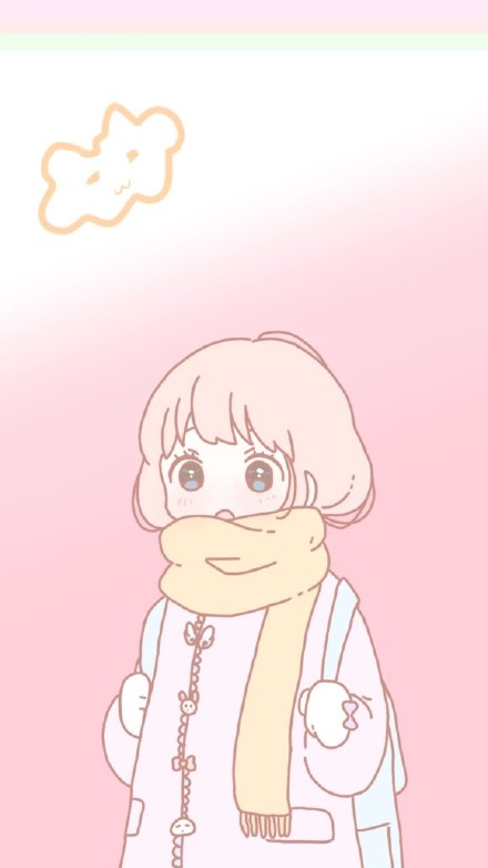 超治愈！一组软乎乎的可爱动漫风壁纸