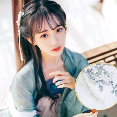 20张高清好看的古风真人女头 唯美氛围感拉满