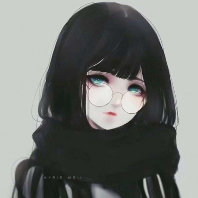 27张高清动漫黑化女生头像 氛围感拉满
