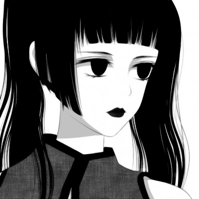 黑白氛围感拉满！18张高清动漫丧气女生头像合集