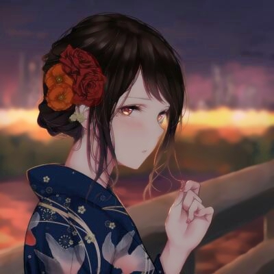 18张高清冷酷风格动漫女生头像 冷艳漫画女孩头像合集