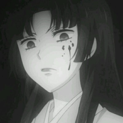 黑白丧系女生动漫头像合集 30张高清QQ头像素材