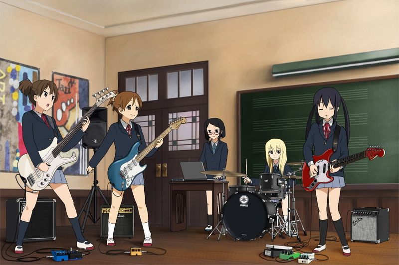 轻音少女！多款超清壁纸合集 藤崎堇、铃木纯、平泽忧、中野梓、奥田直