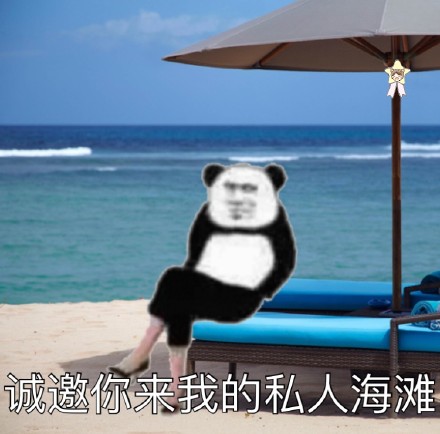 熊猫头配高跟鞋端坐 这套斗图表情包有点意思