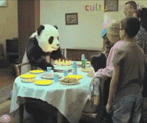 大熊猫暴躁摔砸东西的动态表情包合集