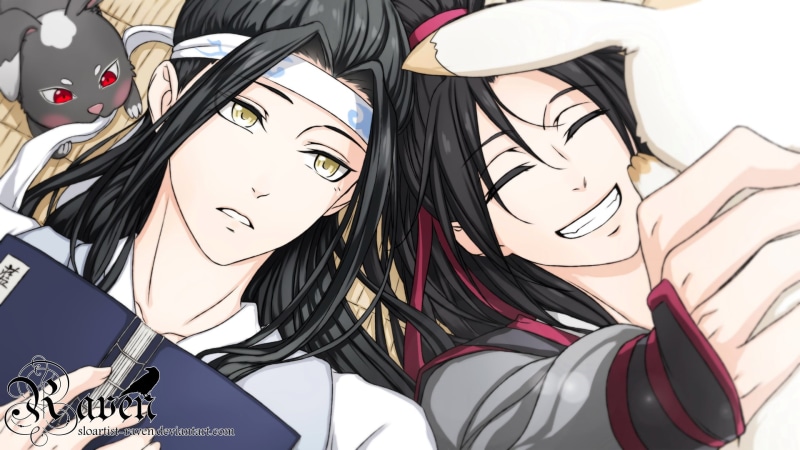 魔道祖师动漫 魏无羡蓝忘机1080P高清壁纸
