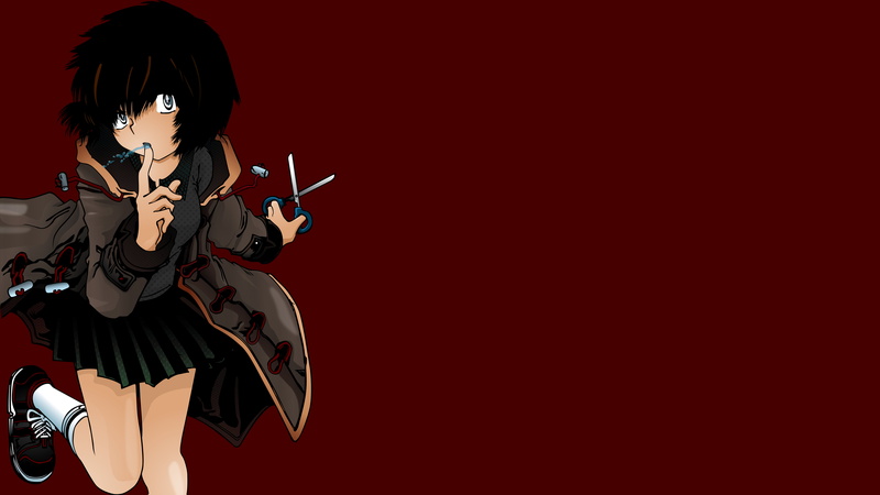 动漫壁纸分享：《神秘的女友X》女主角与音乐系少女