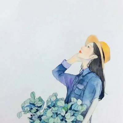 18组个性女生手绘头像 把专属风格画进头像里