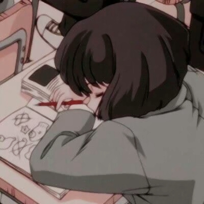 超有感觉！16张酷丧风旧漫女生头像高清合集