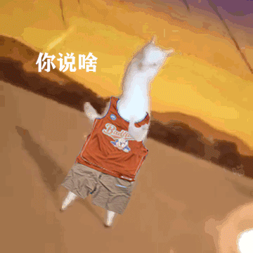 这套羊驼穿搭表情包太会整活了