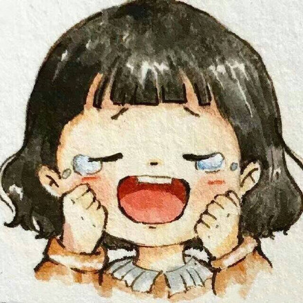 软乎乎的水彩少女头像合集