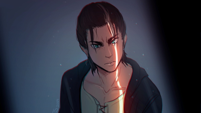 进击的巨人艾伦壁纸合集！1080P高清质感拉满