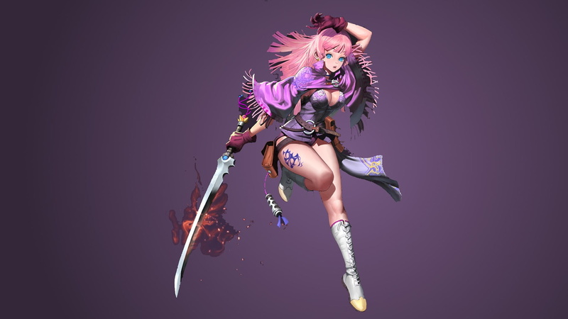 绝美焰色二次元少女壁纸合集