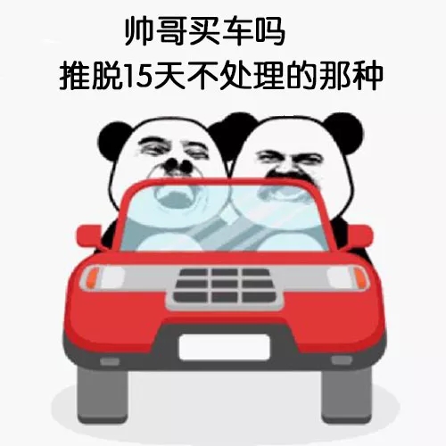 聊天斗图新宠：「买车吗」表情包合集