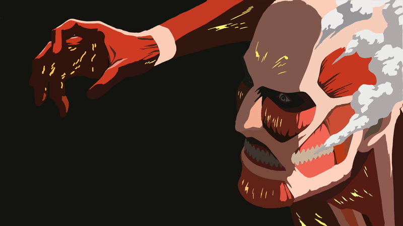 超燃！进击的巨人超大型巨人1080P壁纸合集