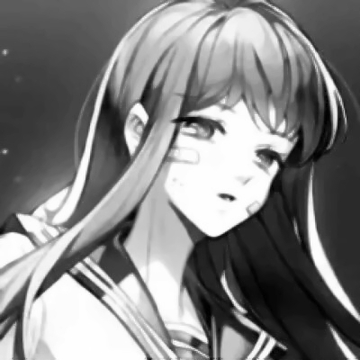 丧系黑暗风动漫女生头像 今天也是提不起劲的一天