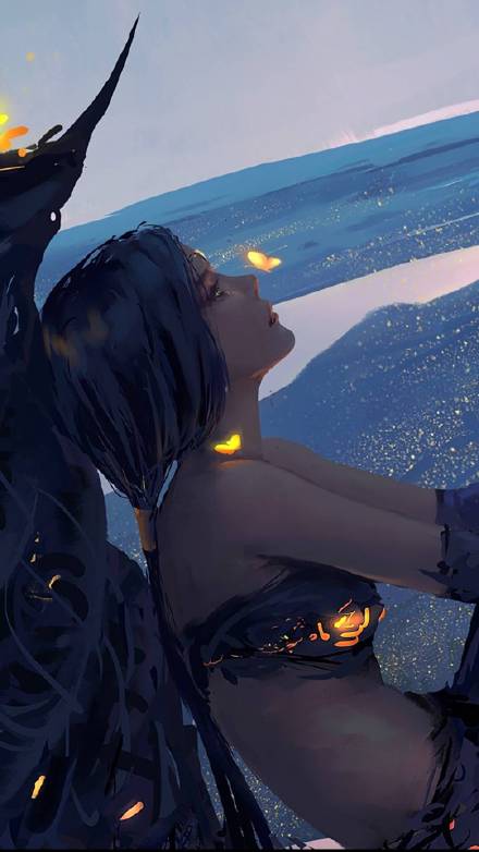 分享一组超绝的鬼刀插画壁纸