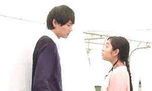 韩剧里的甜系最萌身高差情侣动图