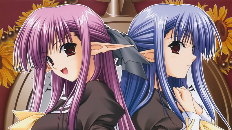 《Shuffle!》4K高清动漫壁纸 两位女主绝美登场