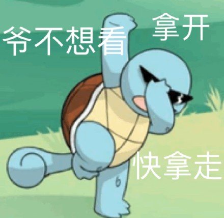 聊天斗图看这里！这套杰尼龟表情包太好用了