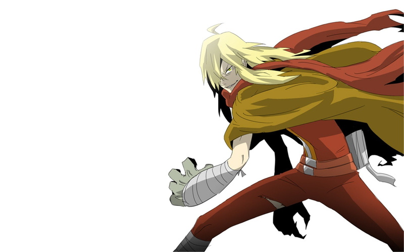 天元突破红莲螺岩极简风壁纸 燃爆你的桌面