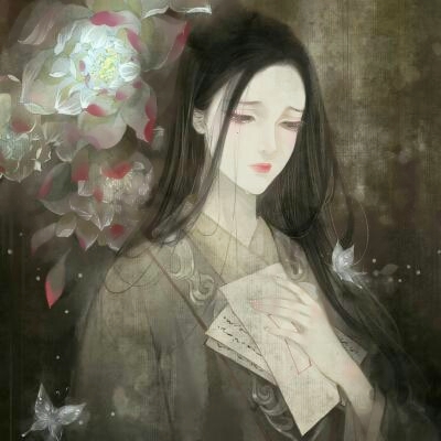 17张高清好看的女生古风动漫手绘头像