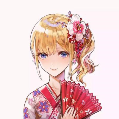 27张高清好看的女生闺蜜三人动漫头像合集