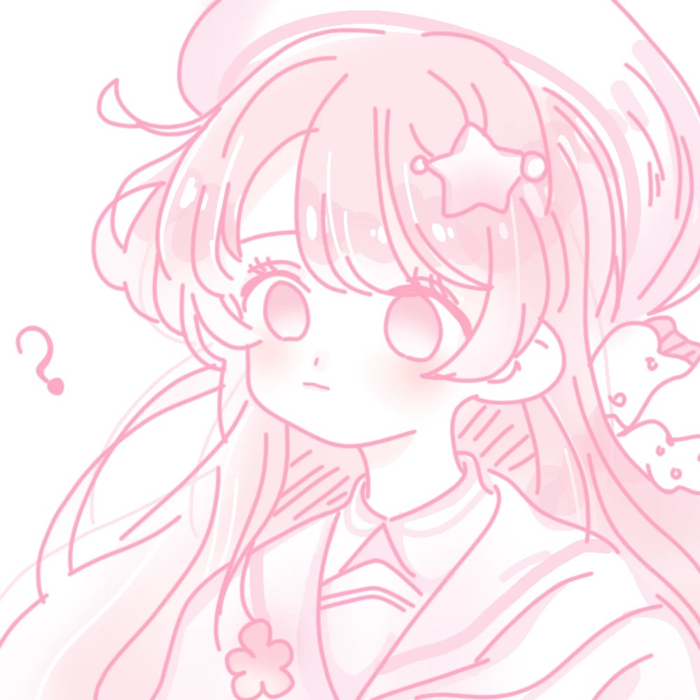 软妹必看！这套粉系动漫女生头像太绝了