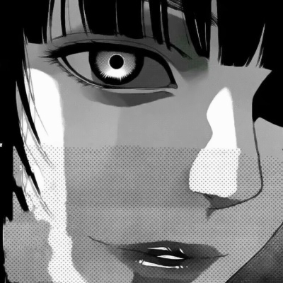 15张黑白动漫女生头像 高冷霸气又带丧感