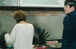 韩剧里的甜系最萌身高差情侣动图