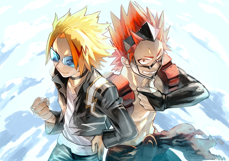 我的英雄学院 上鸣电气与切岛锐儿郎 4K高清动漫壁纸