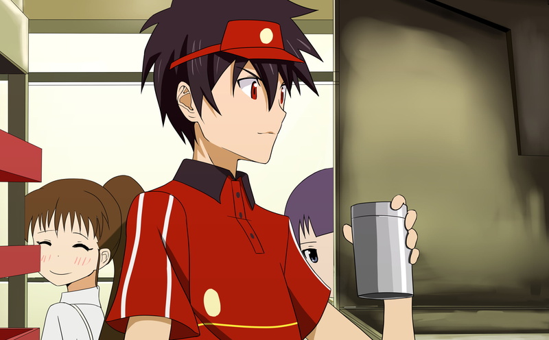 打工吧！魔王大人&迷糊餐厅联动壁纸 山田葵高清壁纸