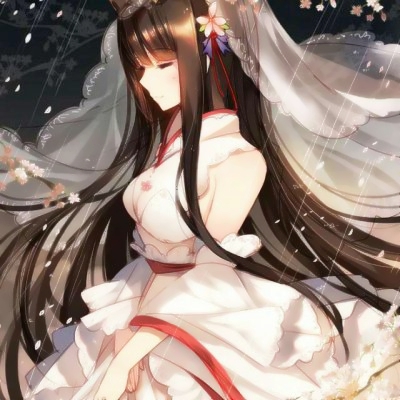 16张高清二次元古风女生动漫头像合集