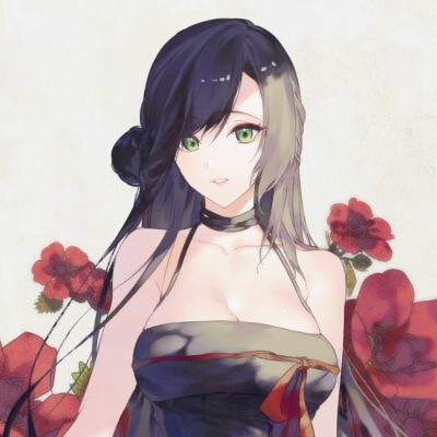 18张高清冷酷风格动漫女生头像 冷艳漫画女孩头像合集