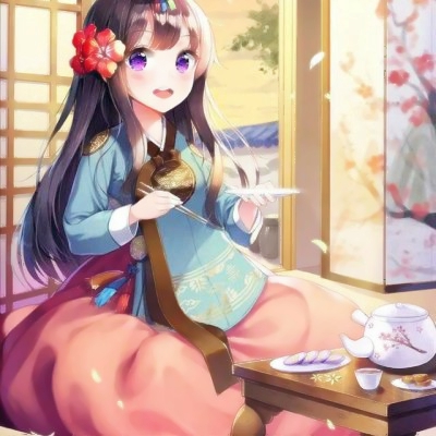 16张高清二次元古风女生动漫头像合集