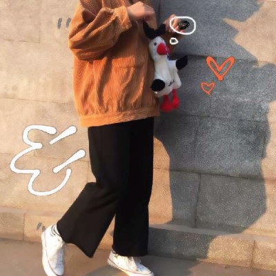 18张高清可爱女生涂鸦头像 潮流感拉满的简约手绘头像