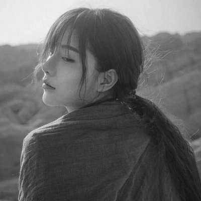 18张高清黑白伤感女生头像 适合当QQ头像的精选图