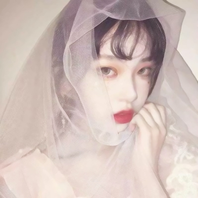 15张高清伤感风披头纱婚纱女生头像合集