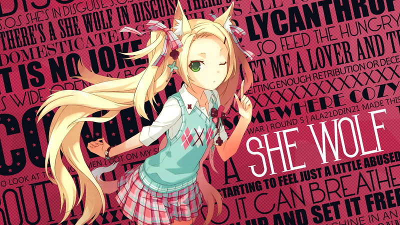 娘化狼少女户外壁纸合集