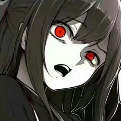 黑白风丧系动漫女生头像合集，11张高清质感图