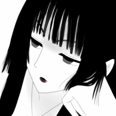 黑白氛围感拉满！18张高清动漫丧气女生头像合集